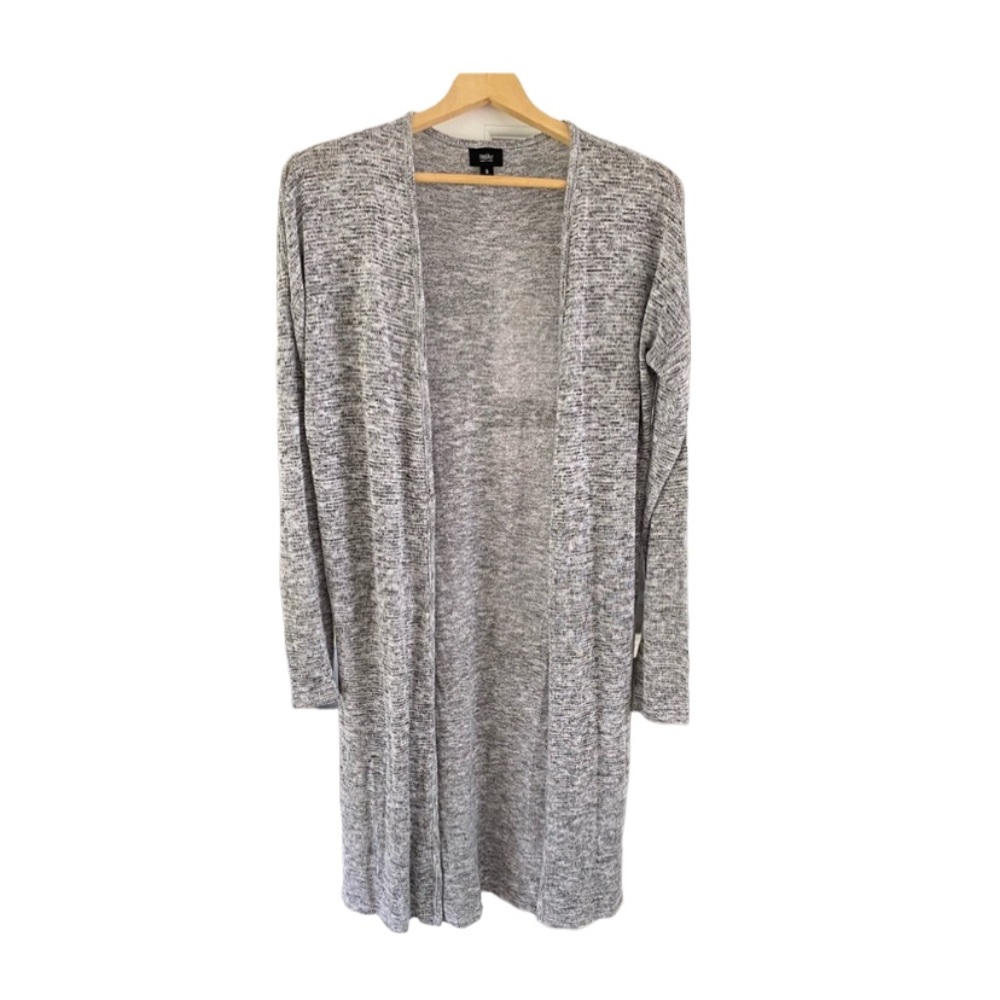 Mossimo Long Sleeve Long Sweater Speckled Grey Size Small